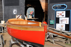 Sortie de Shamrock, cat-boat de Carantec